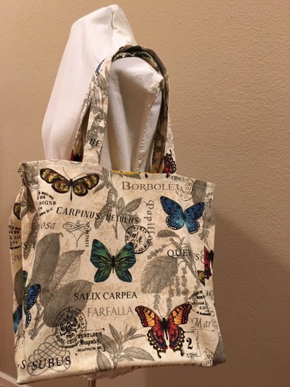 butterfly beach bag