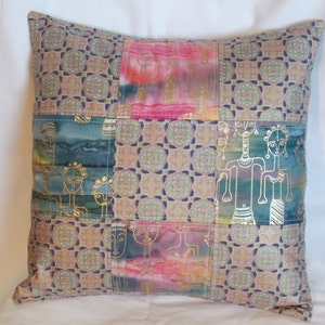 African print pillow, African pillow, African print pillow, pillow, purple pillow, gold African pillow, quilted pillow, pink African pillow