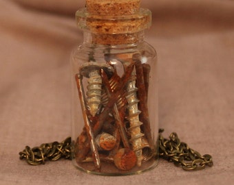 Rust Theme - Vial Necklace