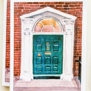 Dublin Doors Watercolor Notecard Set: Georgian Architecture Cards image 5