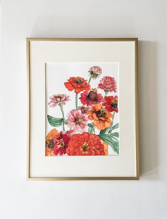 ジョアン アイザック(Joanne Izaac)「Zinnias」 ジョアン・アイザック 絵画 June Peonies Joanne Izaac