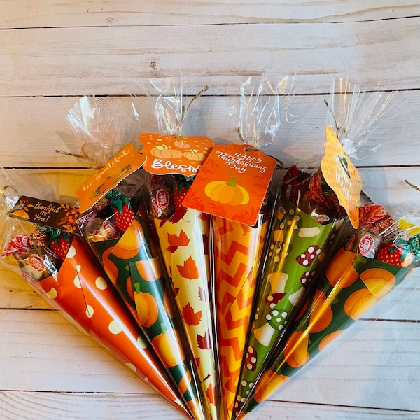 Thanksgiving Treats, Friendsgiving Treats, Fall Treats, Thanksgiving Place Setting, Thanksgiving Party Favor, Fall Favors