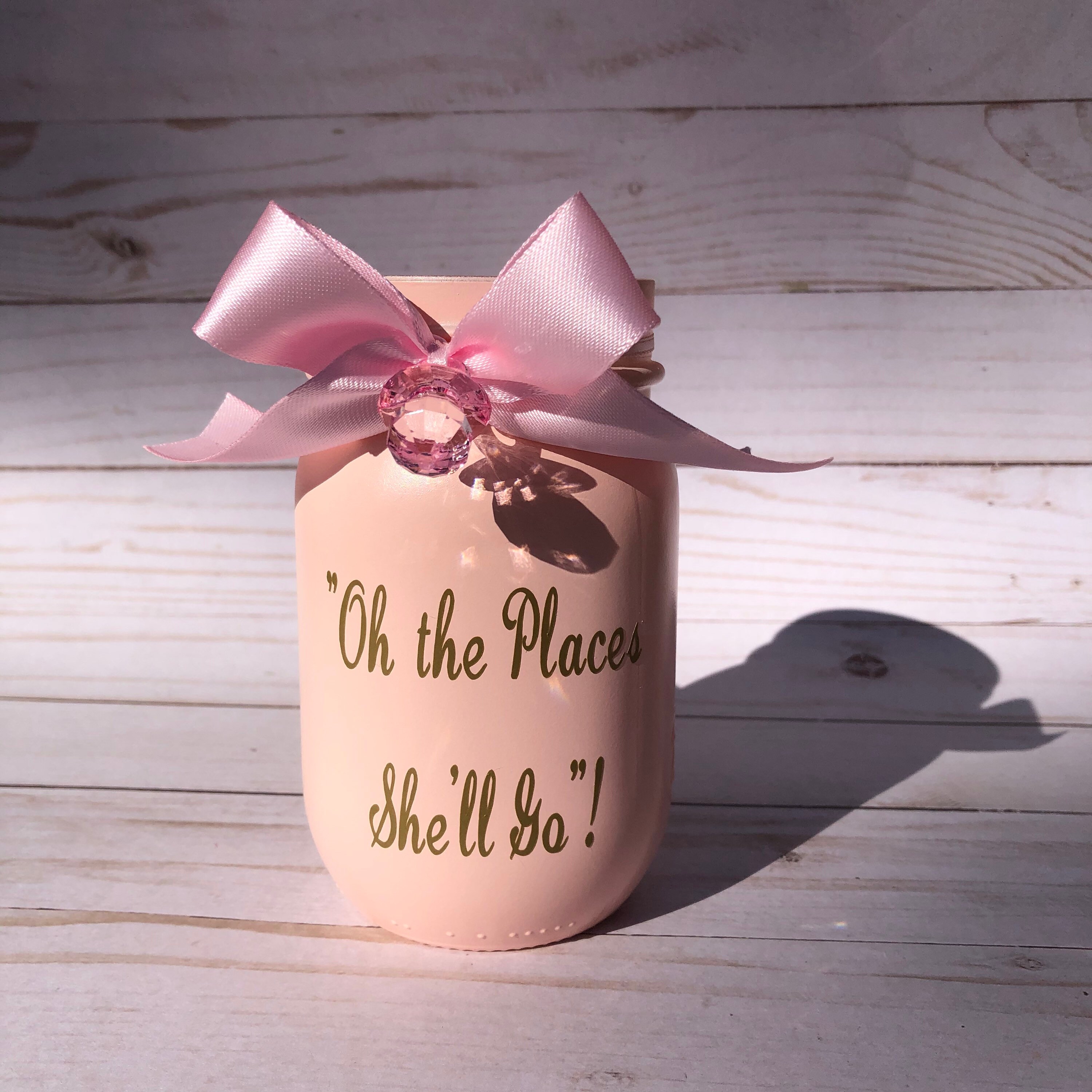 3dRose Gartenflagge Country Rustic Mason Jar – 30,5 X 45,7 Cm, Pink, Für Baby Shower & Dekoration