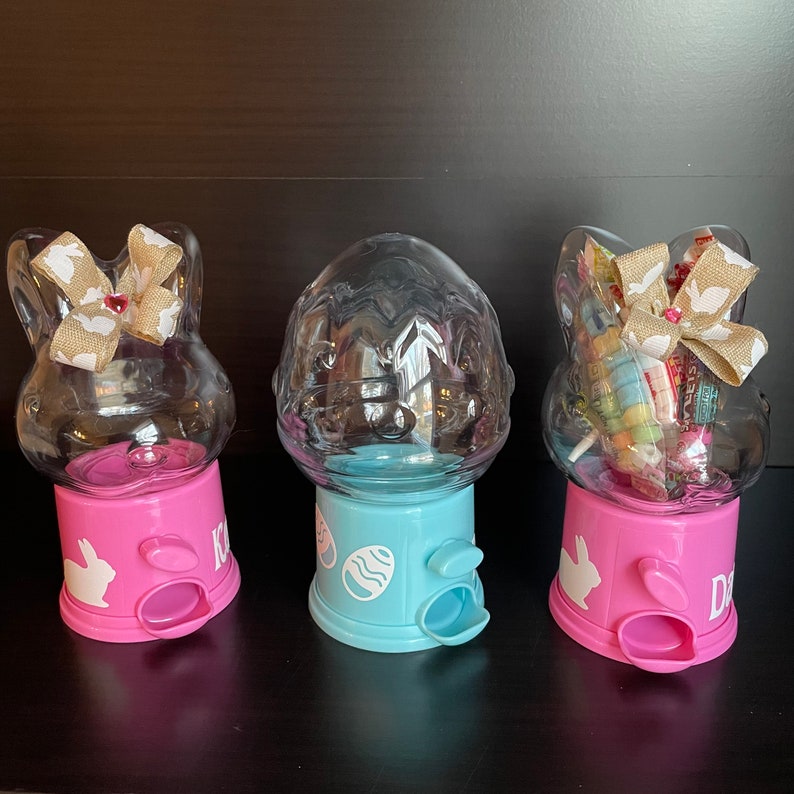 Easter Candy Dispenser Bunny Dispenser Egg Dispenser Bunny Etsy