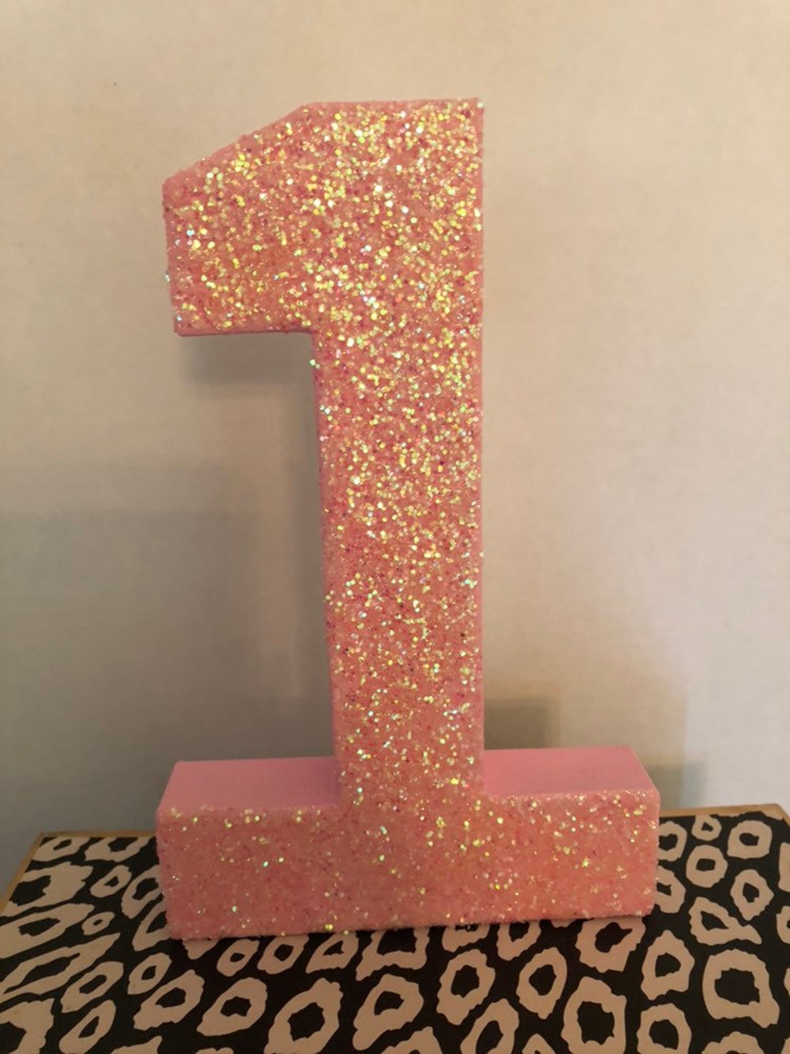 First Birthday Pink and Gold Number One Princess First - Etsy