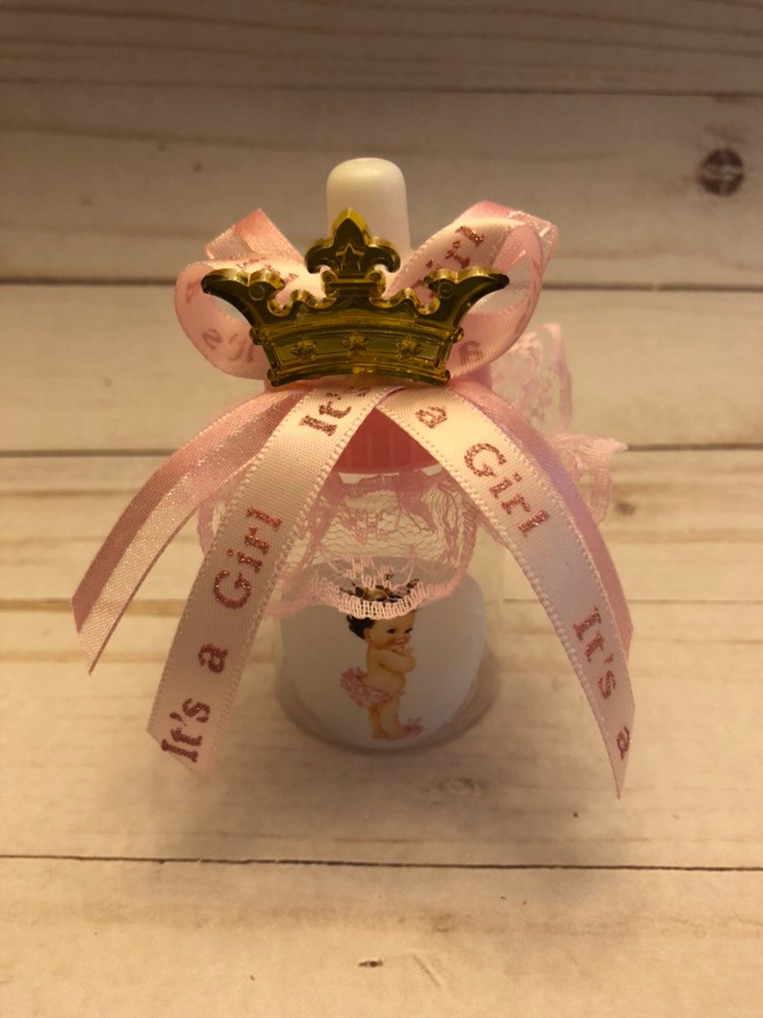 Baby Bottle Favors It's a Girl Baby Shower Favors Baby Etsy
