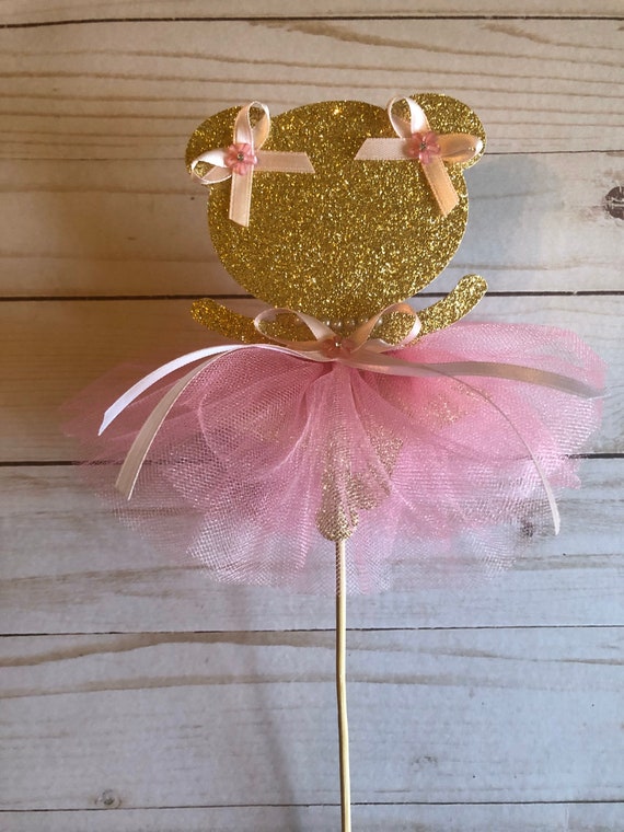 Ballerina Baby Centerpiece Baby Shower Pick Ballerina
