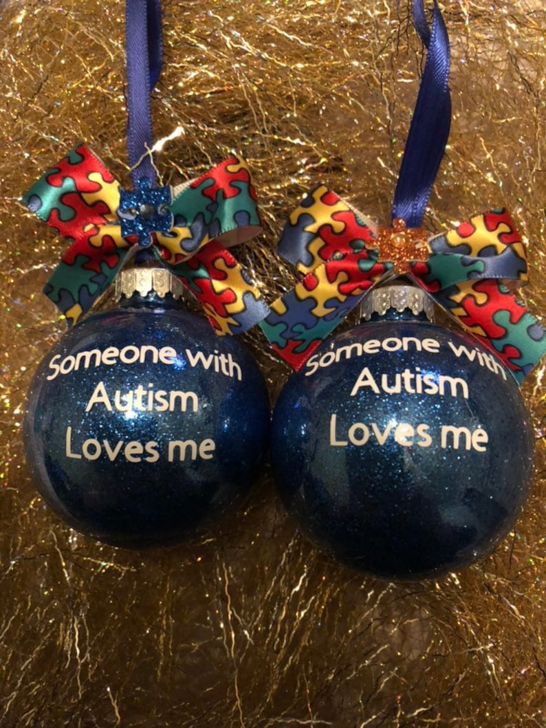 Autism Awareness Ornament, Christmas Ornament, Awareness Ornament ...