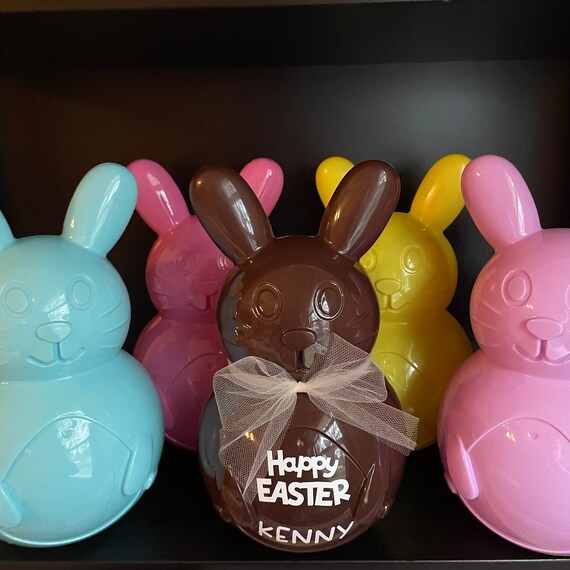 Personalized Easter Bunny Container, Bunny Basket Container - Etsy