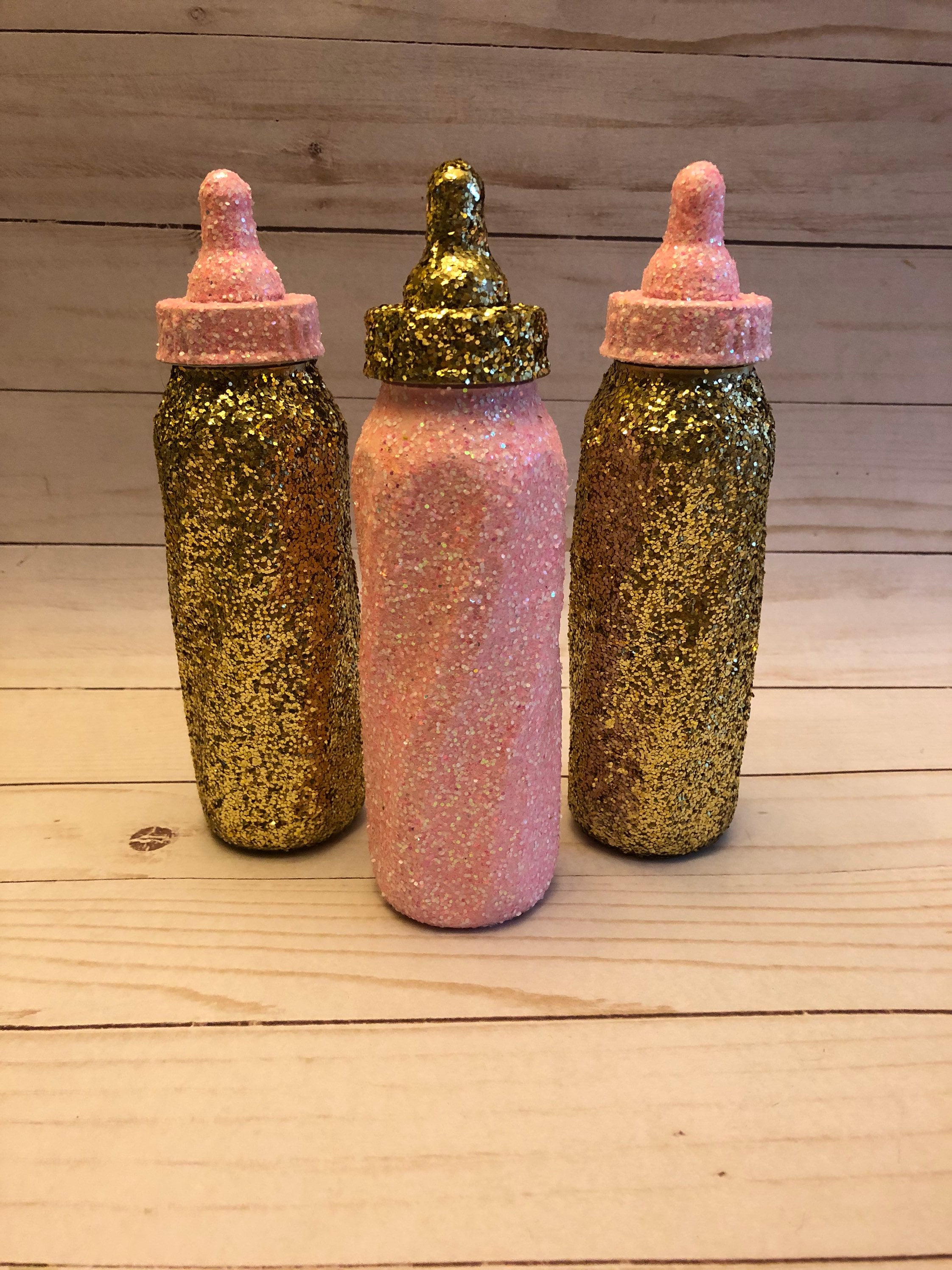 Baby Bottle Centerpiece Baby Shower Centerpiece Baby Cake Etsy