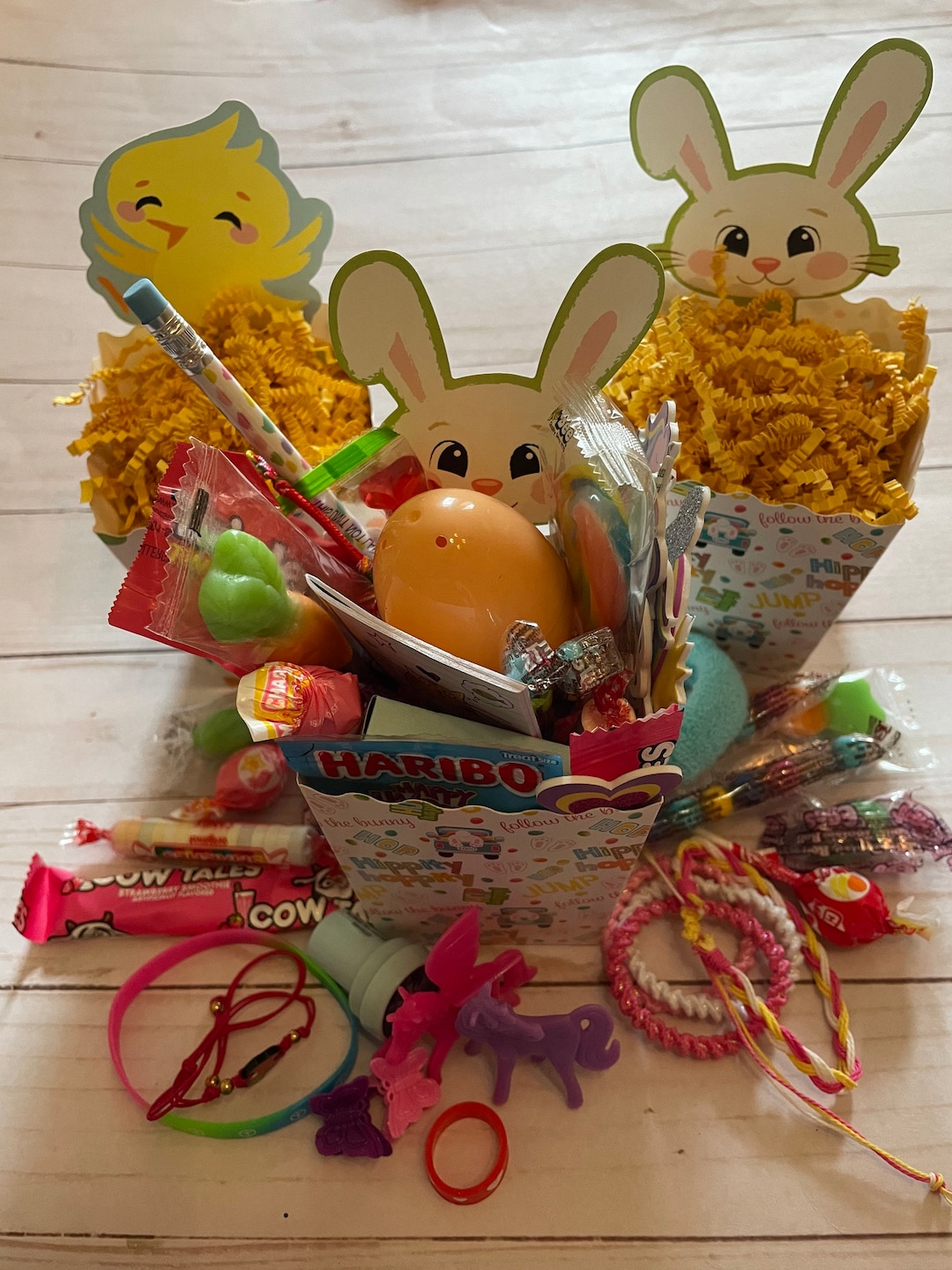 Easter Basket Small Easter Basket Prefilled Easter Basket Etsy