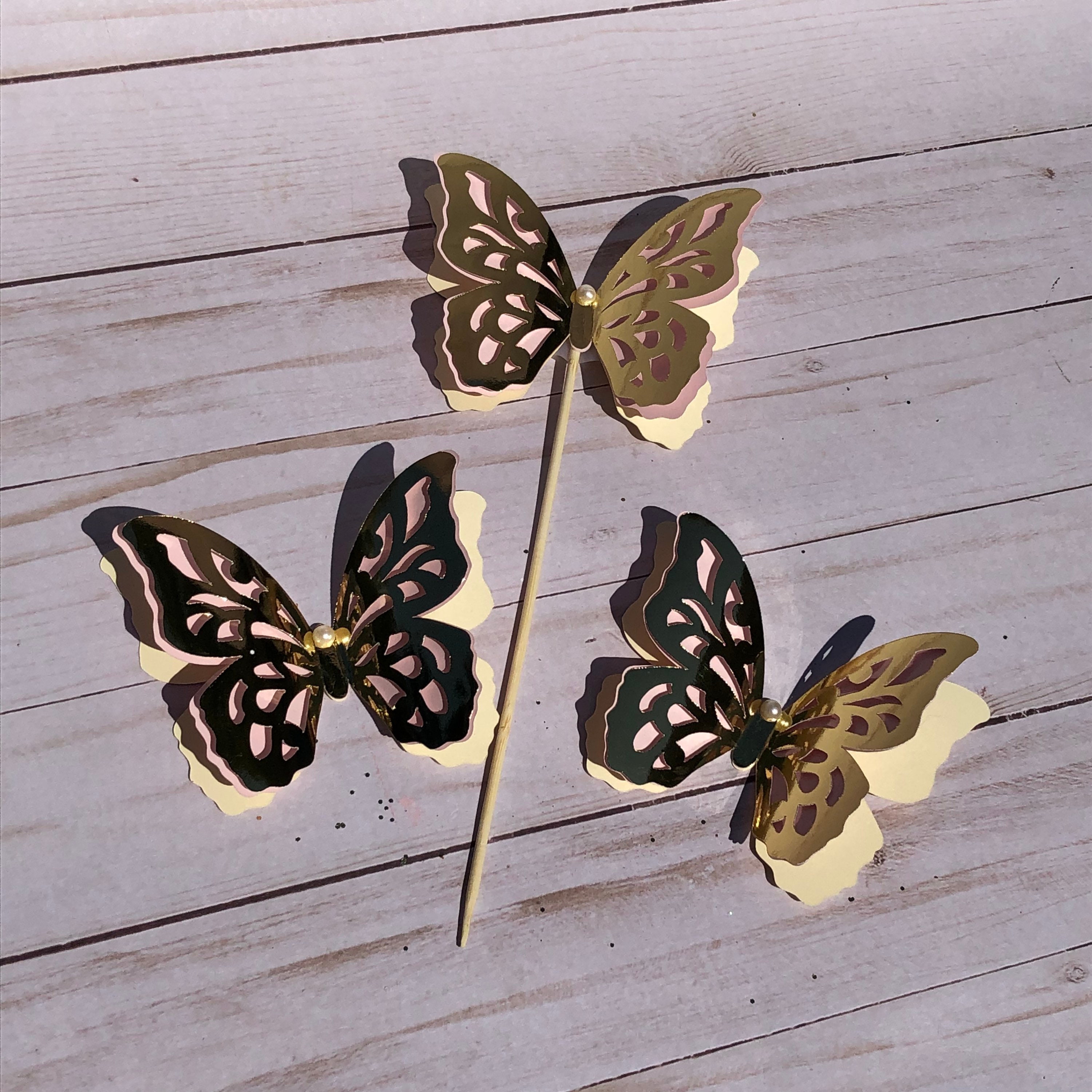 Butterfly Decor Butterfly Centerpiece picks Butterfly Party Etsy
