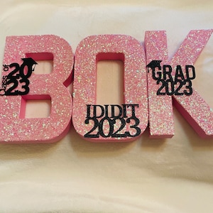 Graduation Letters, Graduation Name, Graduation Centerpiece, Class of 2025, Graduation 2025