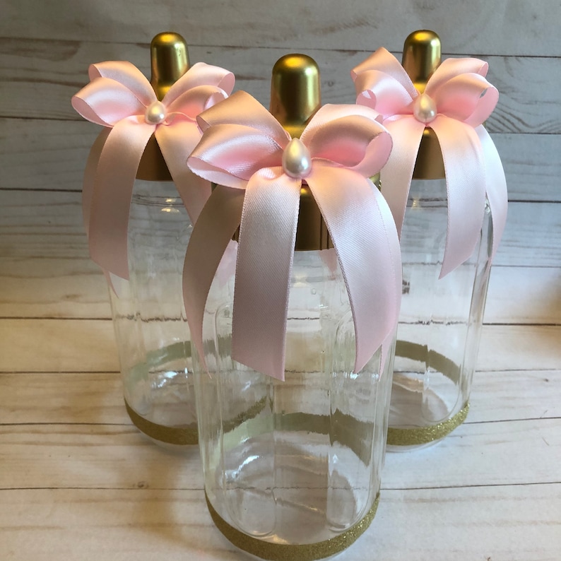 Baby Bottle Centerpiece Baby Shower Centerpiece Baby Cake Etsy