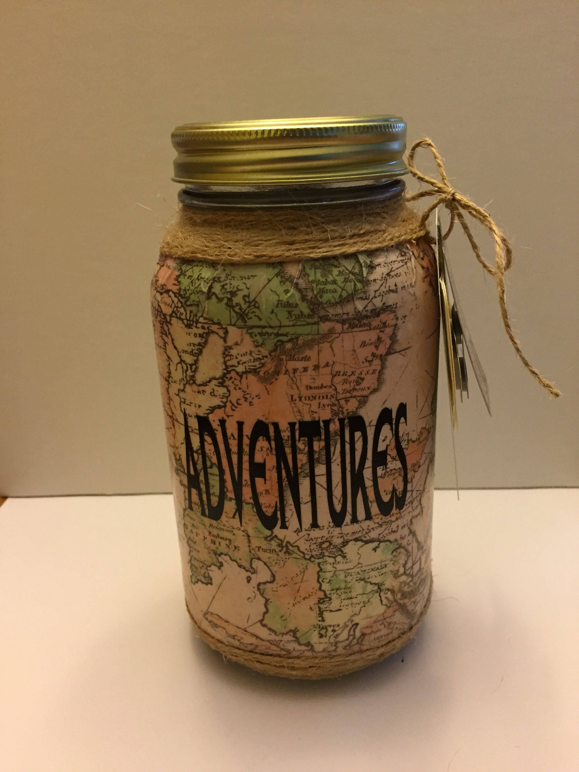 Adventure Fund Jar Leather Wrap
