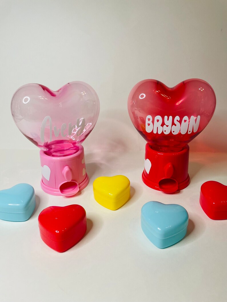 Candy Dispenser, Valentine Dispenser, Heart Dispenser, Valentine Container, Valentine Heart