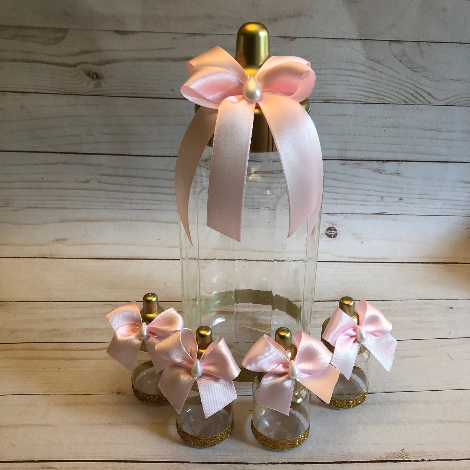 Baby Bottle Centerpiece Baby Shower Centerpiece Baby Cake Etsy