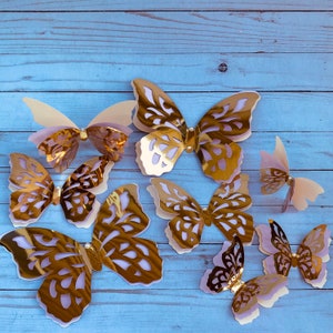 Butterfly Theme Party, Butterfly Decor, Paper Butterflies, Baby Shower Decor, Butterfly Birthday, Nursery decor, Wall Decor,