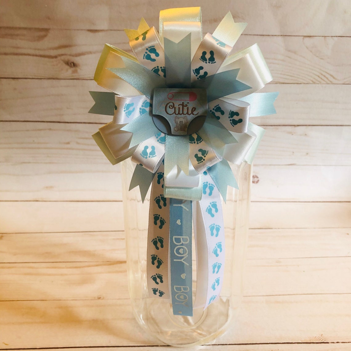 Baby Centerpiece Baby Bottle Centerpiece Baby Shower Etsy