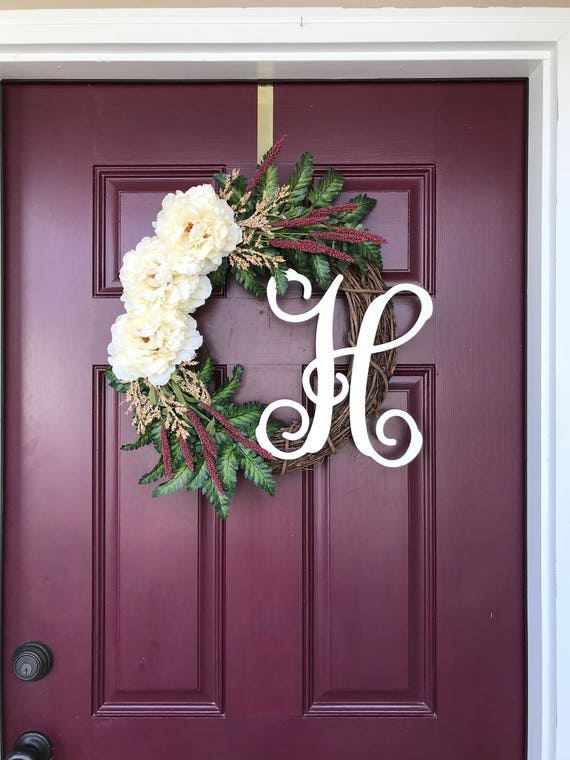 Front Door Decor Spring Wreath Front Door Wreath Etsy