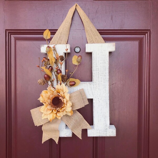 Letter Door Hanger Etsy
