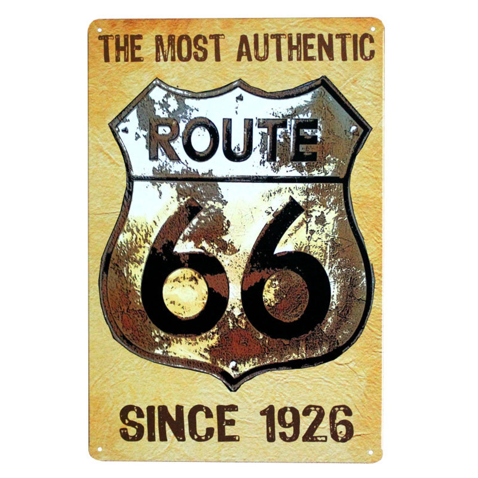 Route 66 Tin Signs Retro Vintage Metal Signs Wall Art Decor Etsy