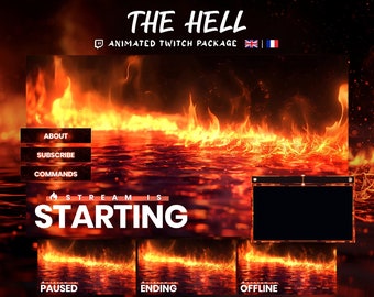 The Hell | Twitch Animated Package | Scenes for Streamers