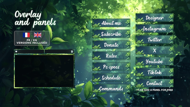 Forest Pack Twitch Animated Package Scenes for Streamers image 3