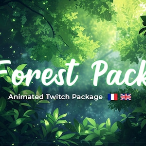 Forest Pack Twitch Animated Package Scenes for Streamers image 2