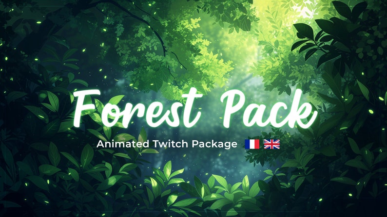 Forest Pack Twitch Animated Package Scenes for Streamers image 2