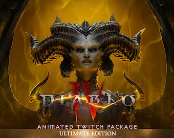 Diablo 4 ULTIMATE - rare package - all items and blank scenes