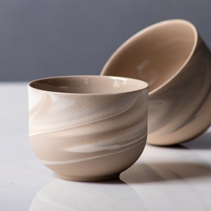 Unique Latte Cup Perfect for Latte Art, Premium Handcrafted Ceramic Cappuccino Mug