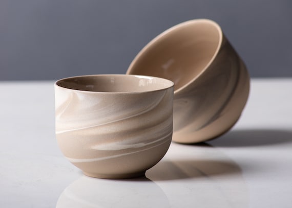 Unique Latte Cup Perfect for Latte Art, Premium Handcrafted Ceramic Cappuccino Mug