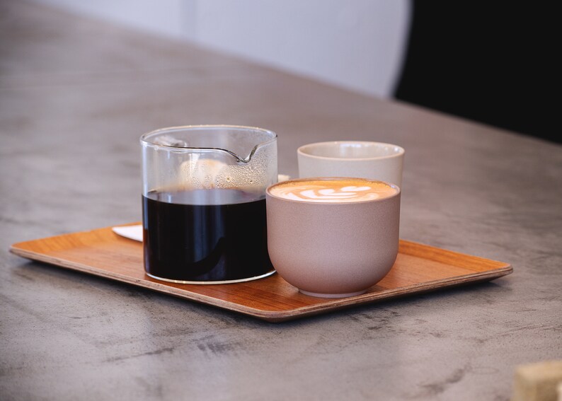 OKKO. Driftwood, Set of 2 Cappuccino Cups, Latte Art Cup, Tea Mugs image 3