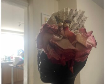 Handmade wool fascinator