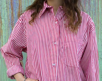 Vintage Striped Button Down