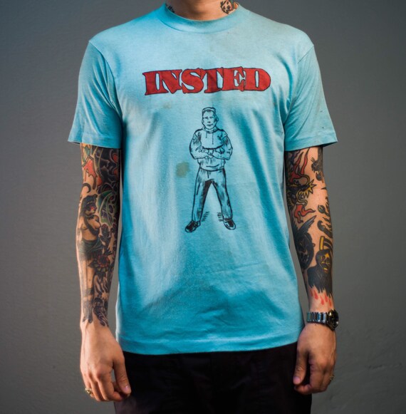 Vintage 80’s Instead Stenciled T-Shirt