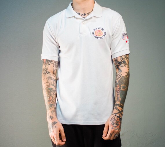 Vintage 1989 The Cure The Prayer Tour Polo