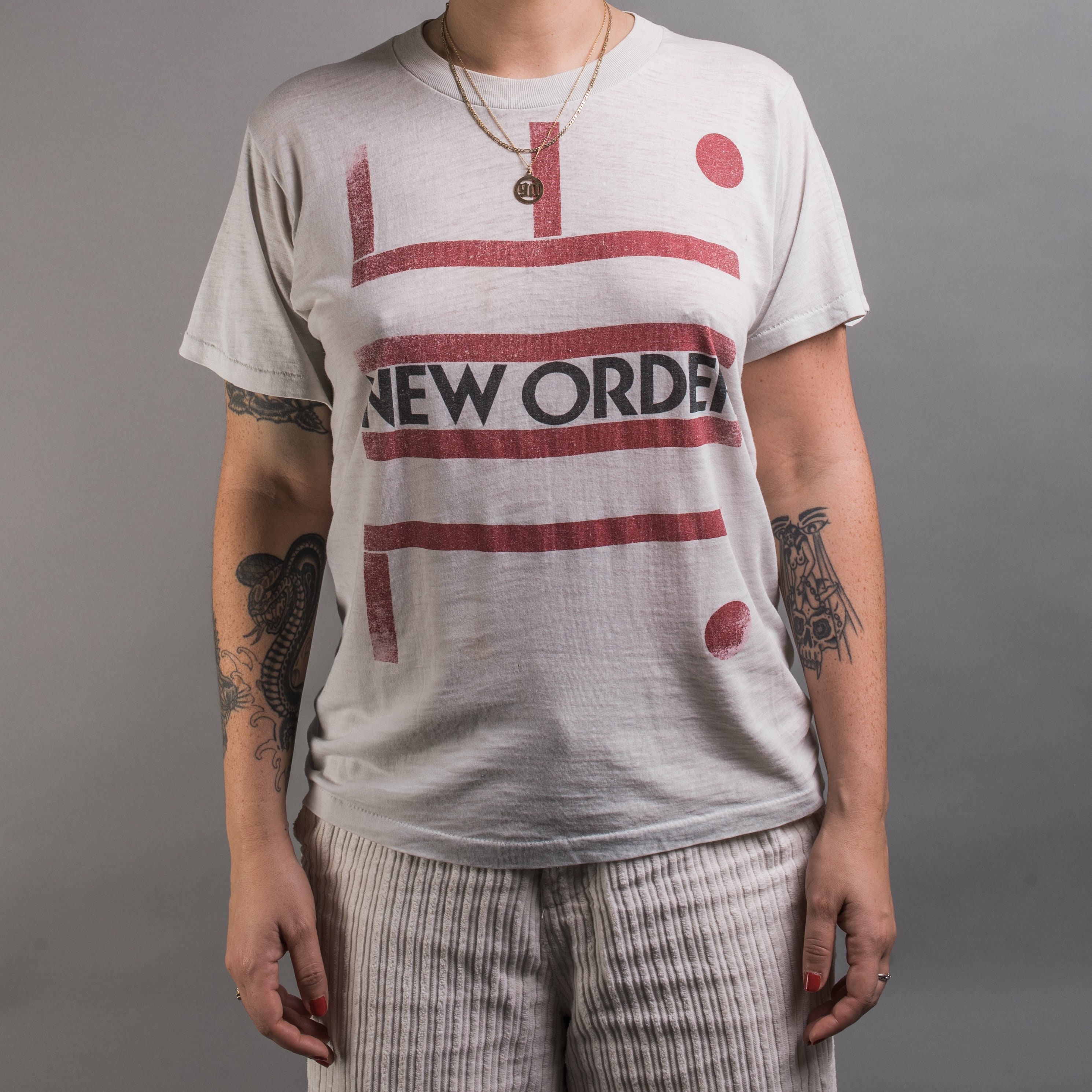 Vintage 80's New Order Movement T-Shirt