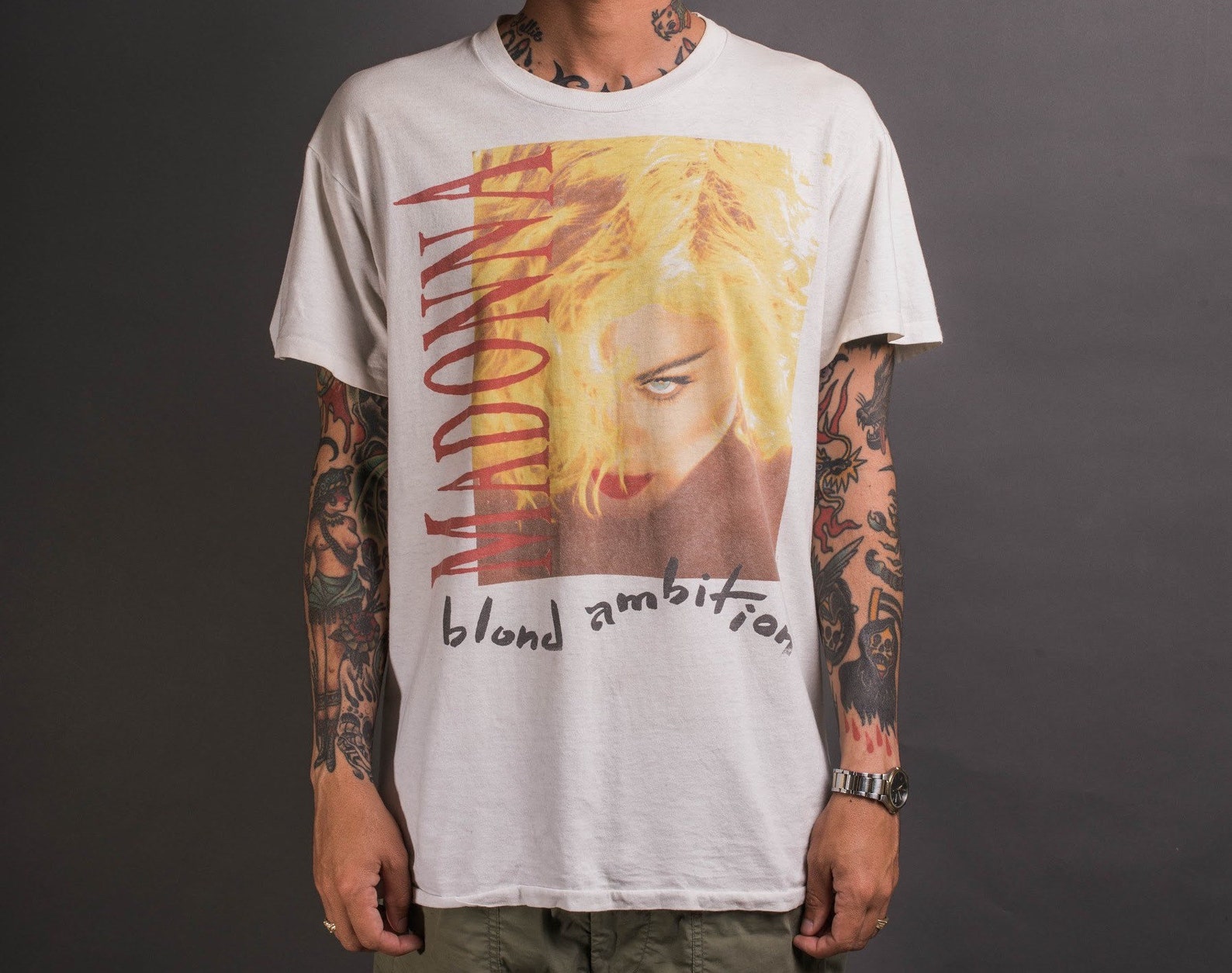 madonna blond ambition tour t shirt