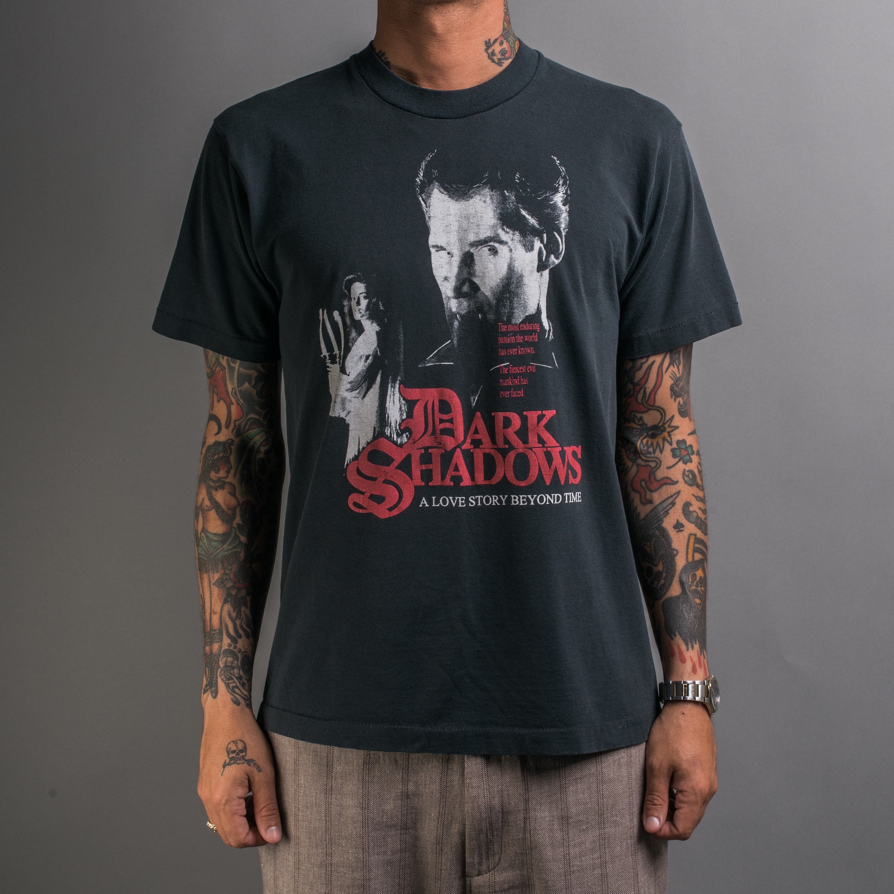 Discover Vintage 90s Dark Shadows A Love Story Beyond Time Promo T-Shirt