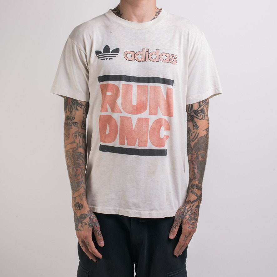 Buy Vintage 80s Run-d.m.c My Adidas T-shirt Online in India - Etsy