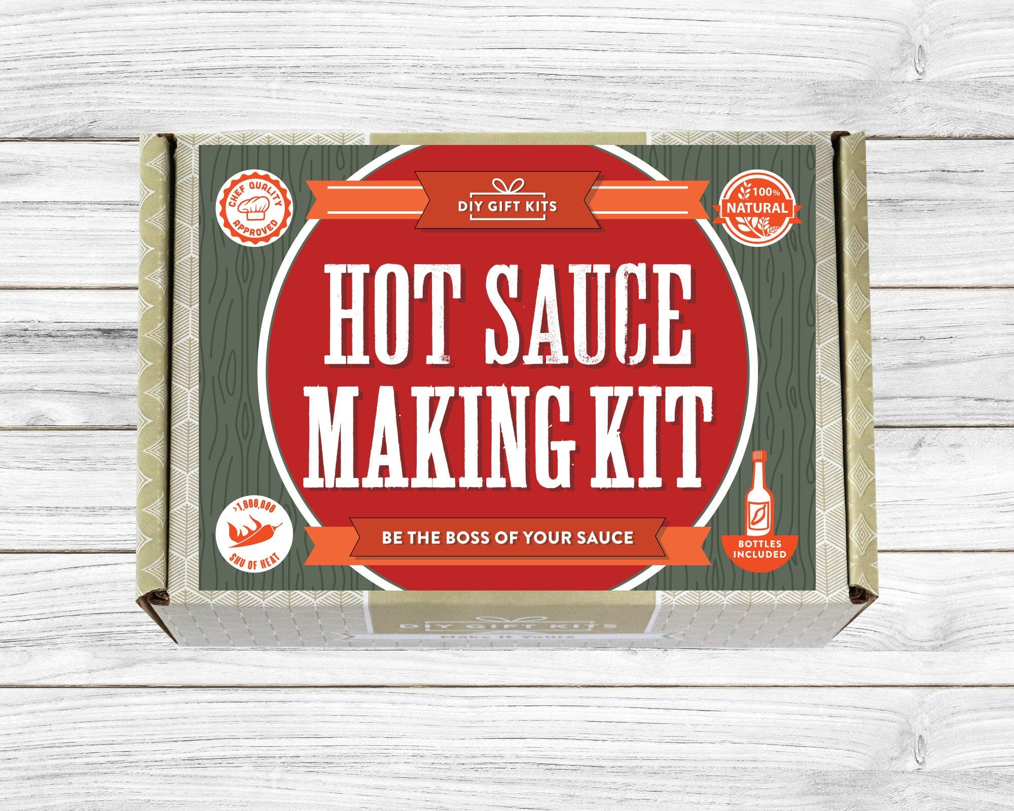 Make Your Own Hot Sauce Kit Makes 7 Bottles of DIY Hot Sauce Etsy