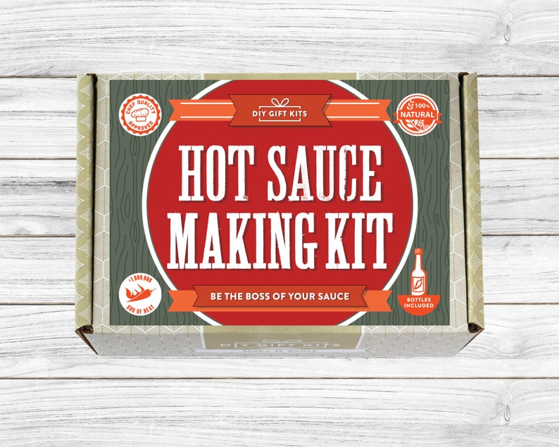 Make Your Own Hot Sauce Kit Makes 7 Bottles of DIY Hot Sauce Etsy