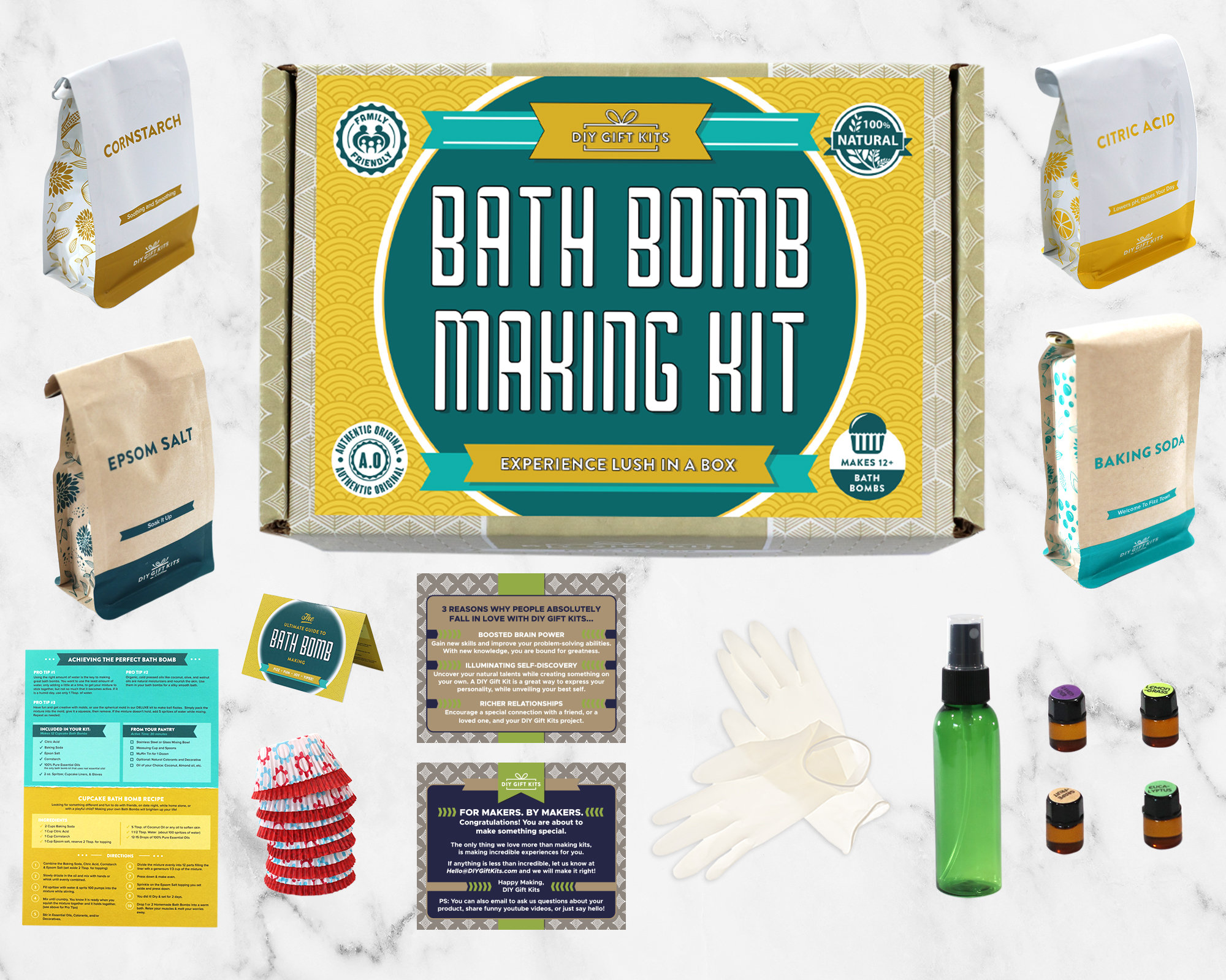 SOAP AND BATH BOMB MAKING KIT FOR KIDS — Dan&Darci
