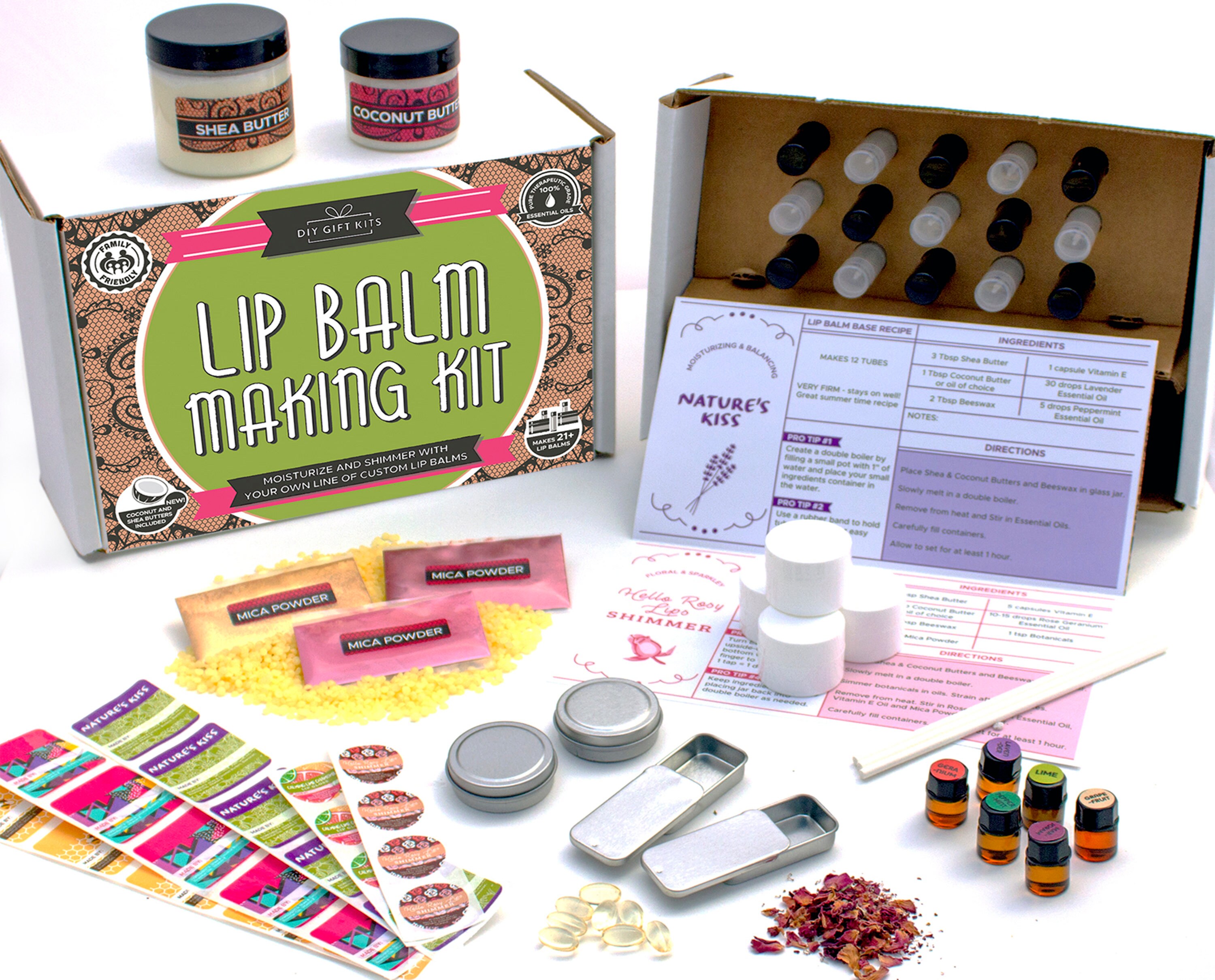 Diy Lip Balm Kit Canada DIY ORGANIC LIP BALM KIT Plant and Share