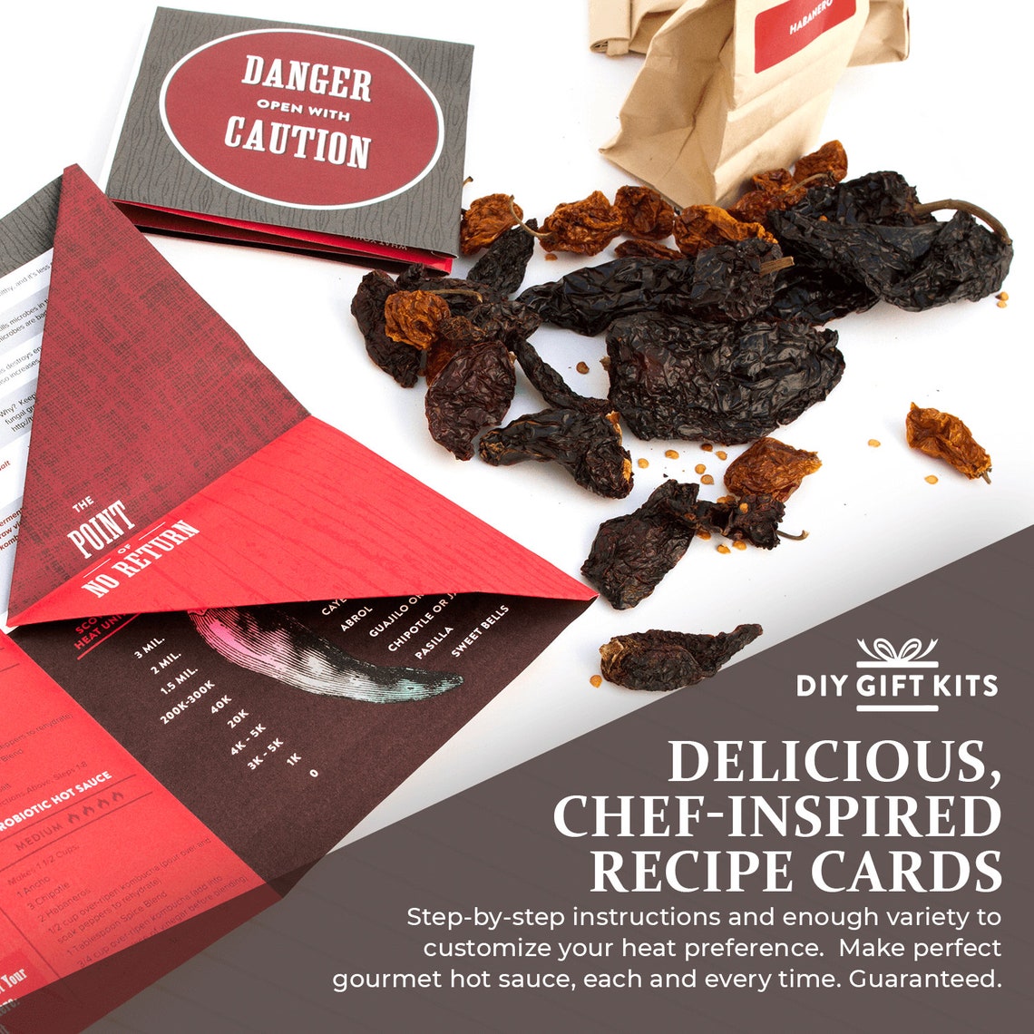 Make Your Own Hot Sauce Kit Makes 7 Bottles of DIY Hot Sauce Etsy