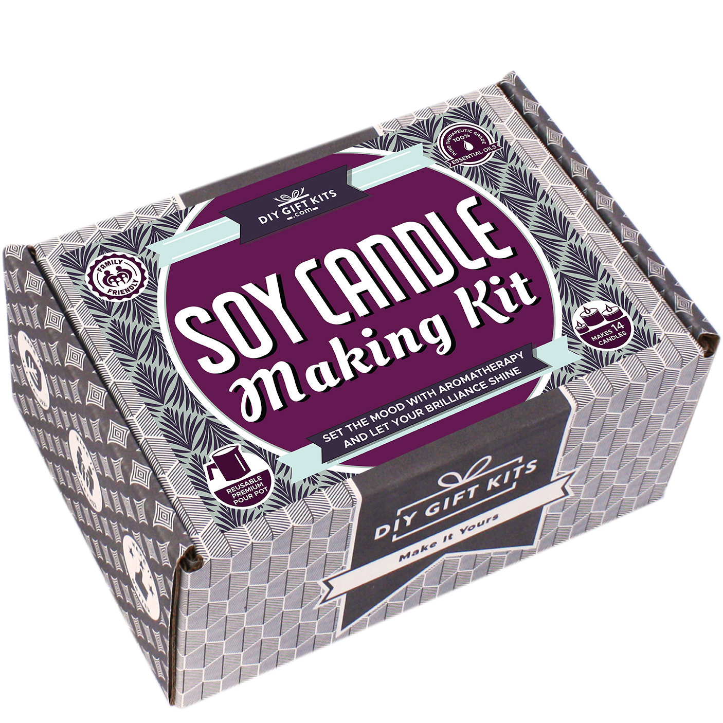 Soy Candle Making Kit Creates Colorful Large Scented Etsy