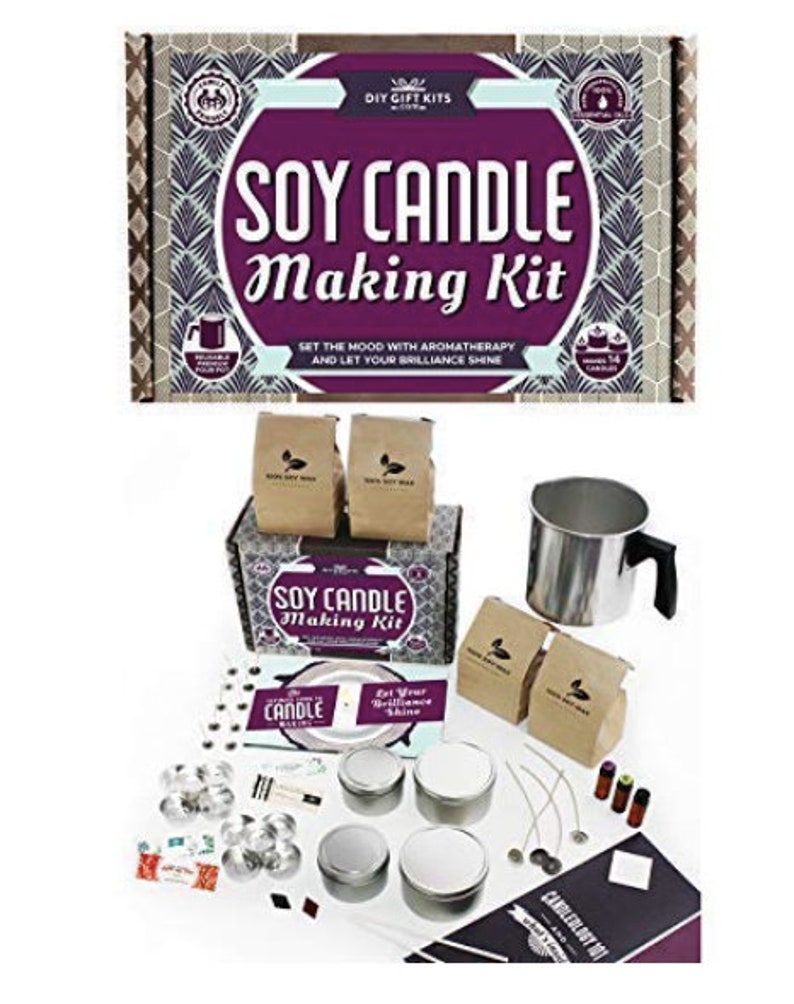 Candle Making Kit Creates Colorful Large Scented Candles Etsy