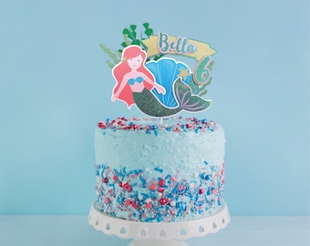 Mermaid Layered Cake Topper